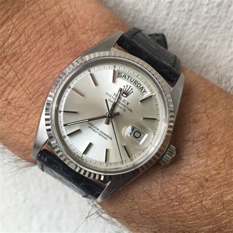 rolex 1803 white gold review|Rolex day date 1803 price.